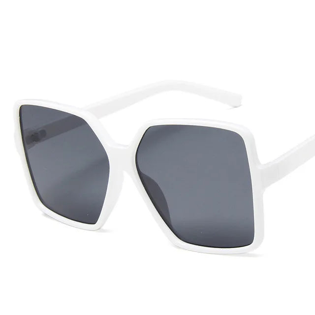 "Oversize Gradient Designer Sunglasses for Women - UV400 Protection"